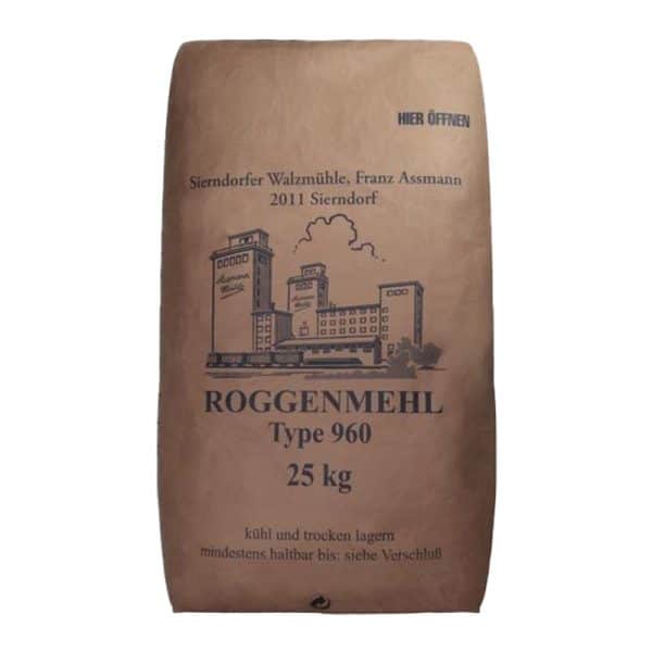 Roggenmehl - R 960 25kg - Assmann Perle